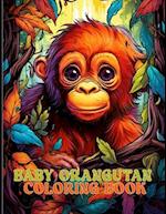 Baby Orangutan Coloring Book