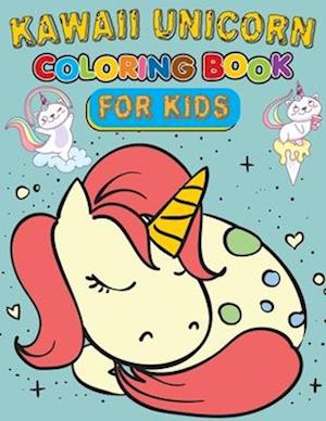 Kawaii Unicorn Coloring Book For Kids
