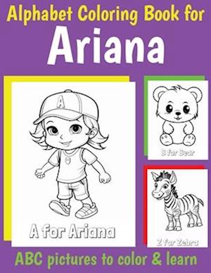 ABC Coloring Book for Ariana