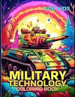 Military Technology Coloring Book For Kids