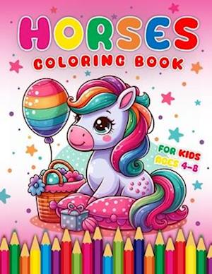 Horses Coloring Book