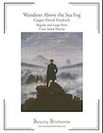 Wanderer Above the Sea Fog Cross Stitch Pattern - Casper David Friedrich
