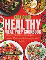 Easy quick healthy meal prep cookbook