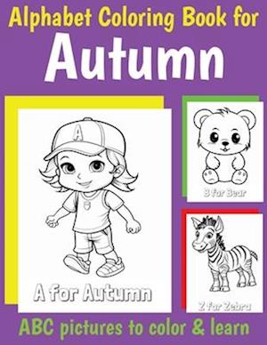 ABC Coloring Book for Autumn