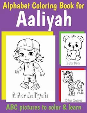 ABC Coloring Book for Aaliyah