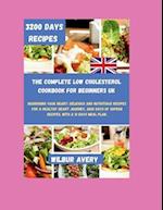 The Complete Low Cholesterol Cookbook For Beginners UK