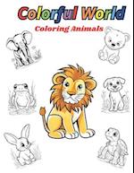Coloring: Animals: Paperback - Coloring Book for Kids 