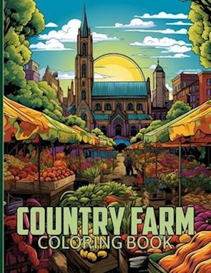 Country Farm Coloring Book