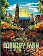 Country Farm Coloring Book