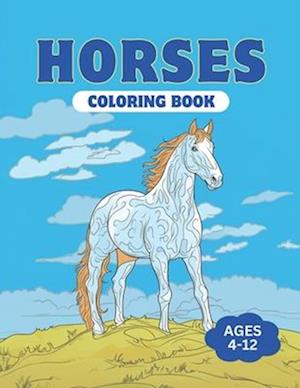 Horse Coloring Book