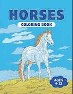 Horse Coloring Book