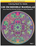 100 Coloring Book For Adults