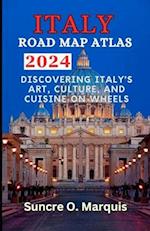 Italy Road Map Atlas 2024
