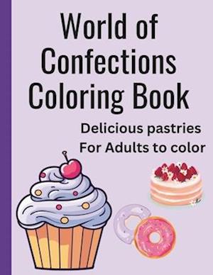 Simple Confections Adult Coloring Book Large Print