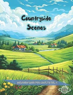 Countryside Scenes Coloring Book for Adults vol. 1