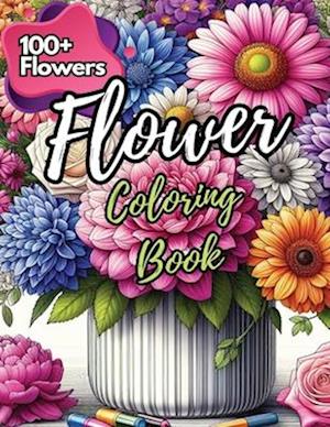 Flower Coloring Book