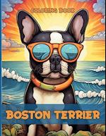 Boston Terrier Coloring Book