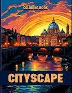 Cityscape Coloring Book