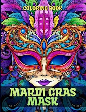 Mardi Gras Mask Coloring Book