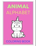 Animal Alphabet Tracing and Coloring Book