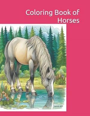 Coloring Book of Horses