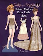 Dollys and Friends Originals Fashion History Paper Dolls, 1820s