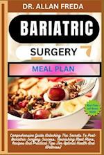 Bariatric Surgery Meal Plan
