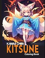 Kawaii Chibi Kitsune Coloring Book