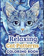 Relaxing Cat Patterns Coloring Book