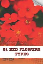 61 Red Flowers types