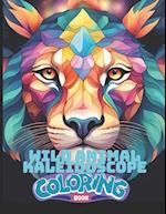 Wild Animal Kaleidoscope Coloring Book