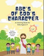 ABC's of God's Character Coloring Book for Kids (Ages 2-7)