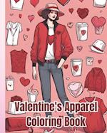 Valentine's Apparel Coloring Book