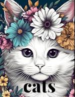 Cats Coloring Book Kids