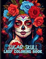 Sugar Skull Lady Coloring Book