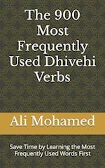 The 900 Most Frequently Used Dhivehi Verbs