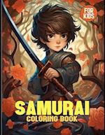 Samurai Coloring Book For Kids