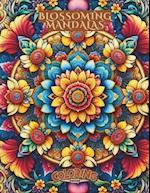 Blossoming mandalas coloring book