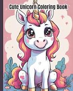 Cute Unicorn Coloring Book