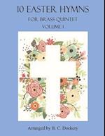 10 Easter Hymns for Brass Quintet