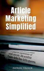 Article Marketing Simplified 