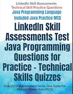 LinkedIn Skill Assessments Test Java Programming Questions for Practice - Technical Skills Quizzes