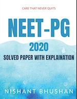 Neet Pg 2020 Solved Paper with Explaination