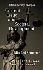 Current issue and Societal Development