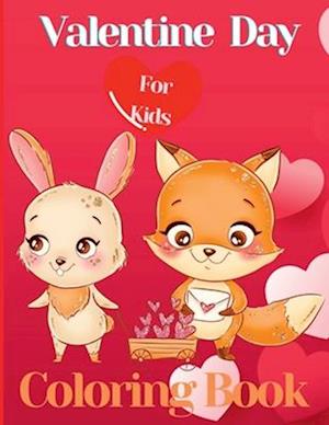 Valentine Day Coloring Book for Kids