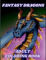 Fantasy Dragons Adult Coloring Book