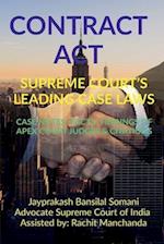 CONTRACT ACT- SUPREME COURT'S LEADING CASE LAWS