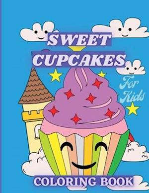 Sweet Cupcakes Coloring Book For Kids