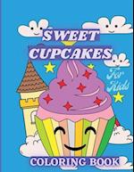 Sweet Cupcakes Coloring Book For Kids