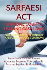 SARFAESI ACT- SUPREME COURT'S LEADING CASE LAWS